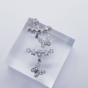Cercei din argint 925 Fluture