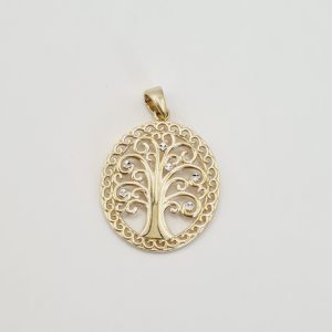 Pandantiv aur 14k Pomul Vietii