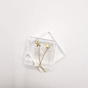 Cercei aur 14K Stea