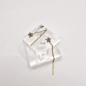 Cercei aur 14K Star