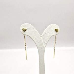 Cercei aur 14K Inima