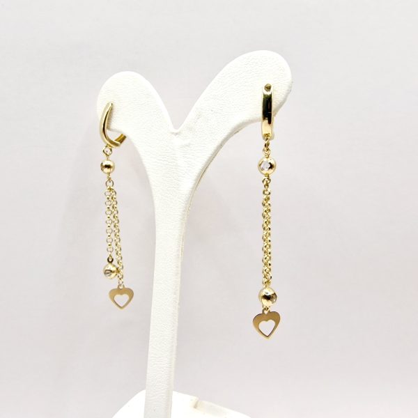 Cercei aur 14K Imina - imagine 5