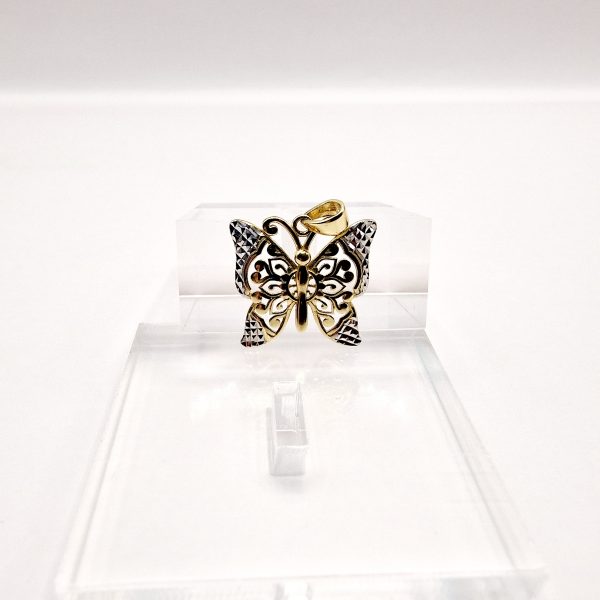 Pandantiv aur 14K Fluture - imagine 4