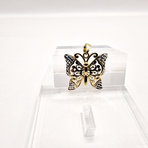 Pandantiv aur 14K Fluture
